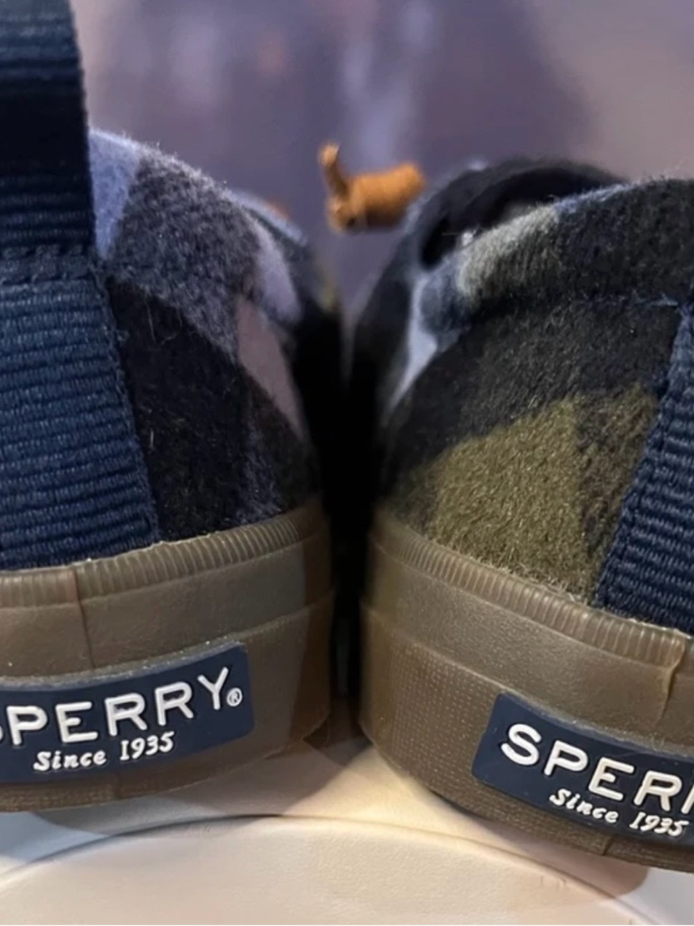 Sperry Plaid Flannel Lace-Ups - Picture 2 of 5